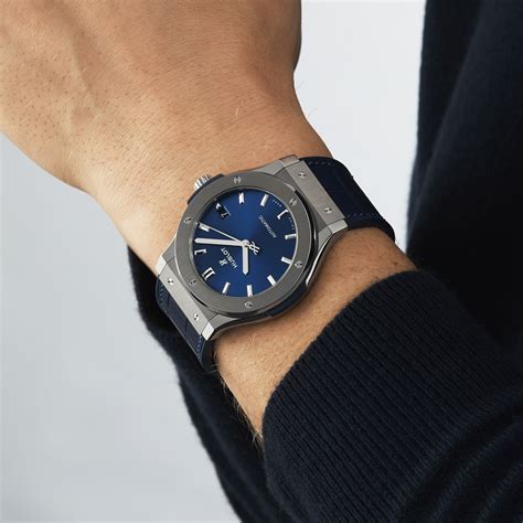 Hublot Classic Fusion Blue Titanium 45mm 511.NX.7170.LR